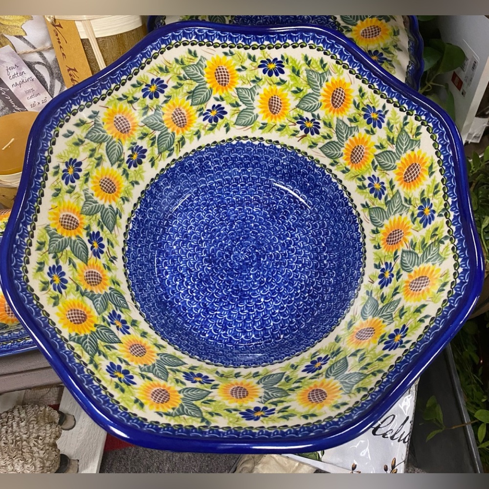 Polish Pottery Large Viki Bowl